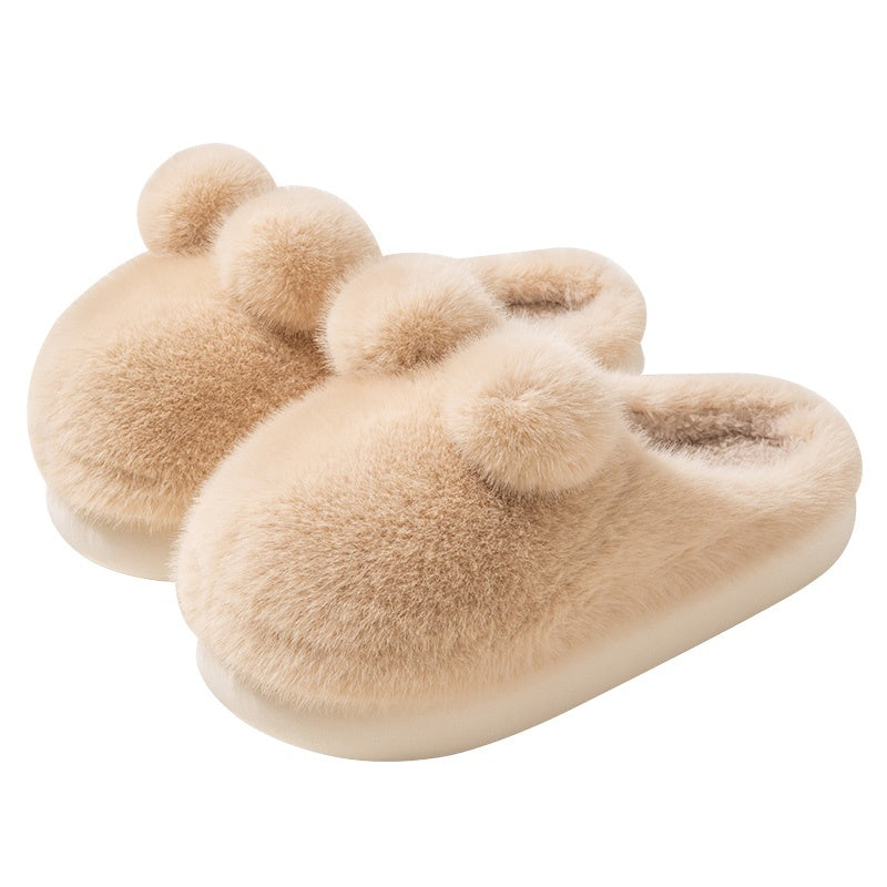 Chaussons Douceur Pompon