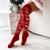 Chaussettes de Noël Hautes - Chaleur et Style Festif