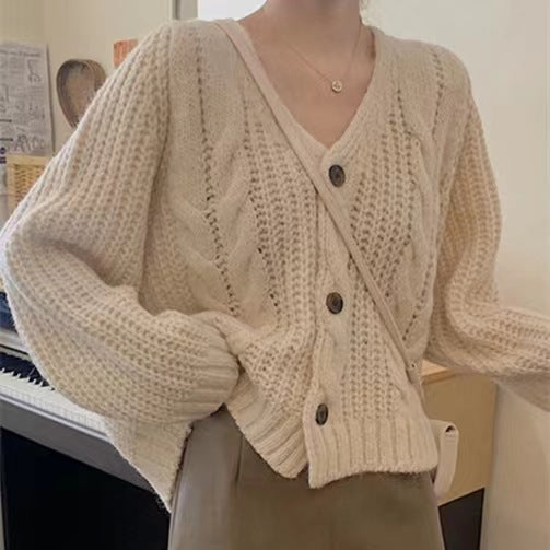 Cardigan Tricot Ample Cocoon